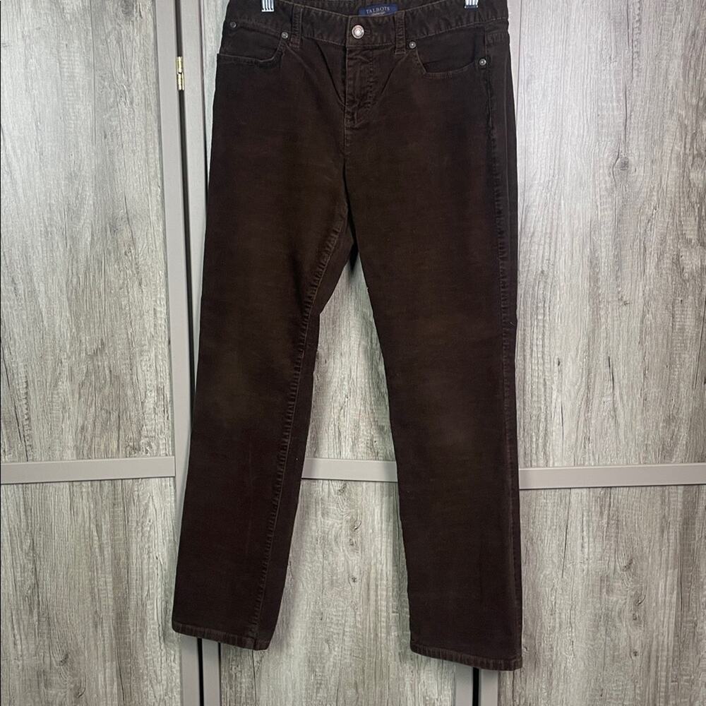 Bundle of Talbots Corduroy Pants in Tan, Burgundy, Mustard and Brown Women's 10P - Picture 2 of 15